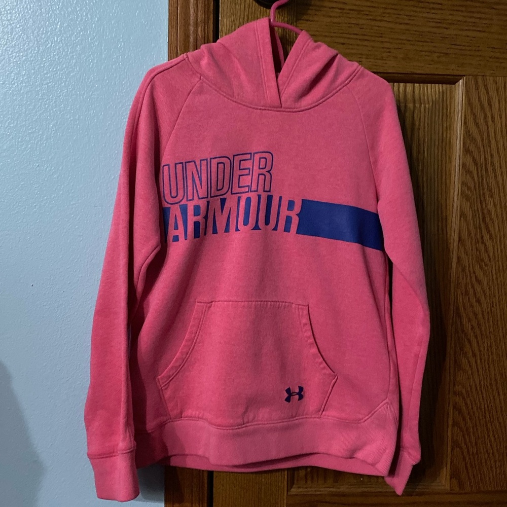 Pink Under armour sweatshirt
